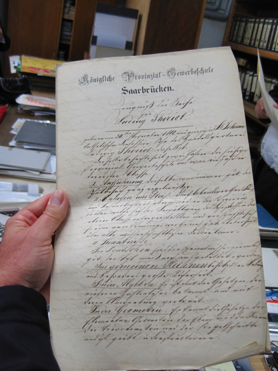 Historisches Zeugnis 2